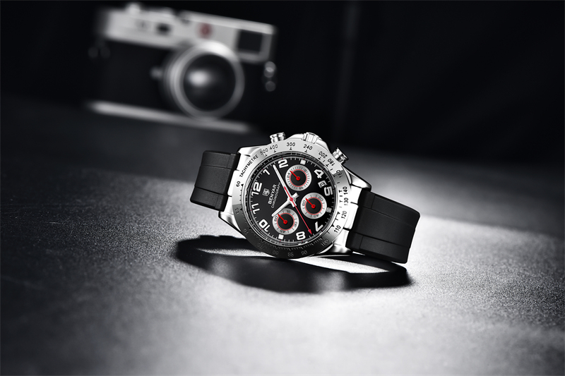 Top marque BENYAR nouveaux hommes montres à Quartz de luxe Silicone chronographe 30M étanche montre de sport pour hommes reloj hombre