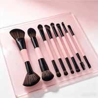 Harga Grosir 8-Piece Baked Shimmer Blush Pallets Setting Spray Loose Powder Sets Alat Makeup Bulu Lembut Lip Balm Concealer