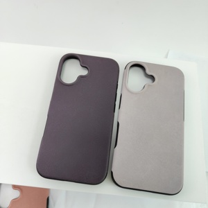 Coque de téléphone en cuir pour Iphone 16 15 14 13 12 11 Plus Pro Max Pure Color Simple Business Anti Fall Skin Friendly Sjk569 Laudtec - Product Image 4