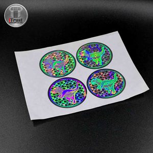 Custom High Quality PET Holographic Laser Logo 3D <b>Sticker</b> Colorful Printed <b>Waterproof</b> Adhesive <b>Stickers</b> for Computer & Camera - Product Image 1