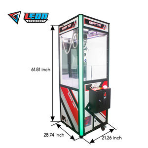 सिक्का संचालित कैंडी भूमि पागल पंजे क्रेन खेल मशीन बच्चों और वयस्कों के लिए मनोरंजन मनोरंजन मज़ा गुड़िया मशीन - Product Image 1