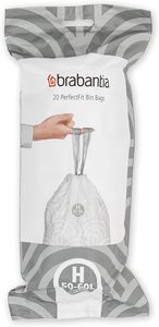 Cuatom <span class=keywords><strong>Brabantia</strong></span> PerfectFit Bin Liners Multipack Bolsas de basura de plástico grueso con cinta de corbata Bolsas con asas de cordón - Product Image 4