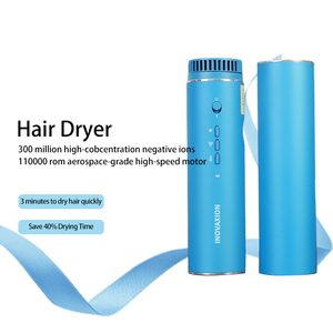 Sèche-cheveux ionique compact pliable tout-en-un mains libres 1200W, portable, professionnel, pour usage hôtelier, vente mondiale au détail de produits de beauté - Product Image 1