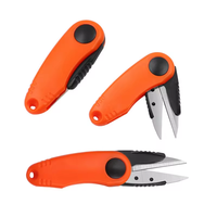 ROOBLINOS WC05 Ciseaux de pêche portables en acier inoxydable, mini-couteau pliant multifonction, coupe-ligne pour la pêche en rivière, couteau en plastique