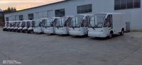 HT Nuevo Diseño Ev 50 Mini Van Eléctrica Pura, Camiones de Carga, Vehículos de Nueva Energía, Minivan Eléctrica de China