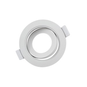 Gu10 Recessed <b>Spotlight</b> Holder 75mm White Ceiling Mount Light Fixture - Product Image 1