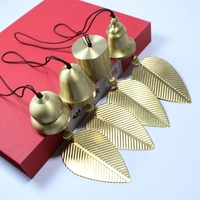 Pendentifs carillon éolien en laiton créatifs de style japonais pour balcons, cours et pendentifs d'intérieur de voiture comme cadeaux d'anniversaire