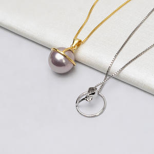 Pendentif en argent S925 avec 8-10 perles, bijoux pour femme, tête de planète, satellite, incrustation, accessoires de bricolage, plateau vide, perles en vrac 846 - Product Image 1