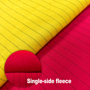 Tessuto antistatico ESD in pile monofacciale ALLESD per polo, 65% poliestere + 33% cotone + 2% fibra di carbonio per stazioni di servizio - Product Image 1