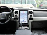 Lecteur multimédia Saiho Android 14 avec écran tactile de 14,5 pouces, GPS et CarPlay sans fil pour Ford F-150 2009-2014