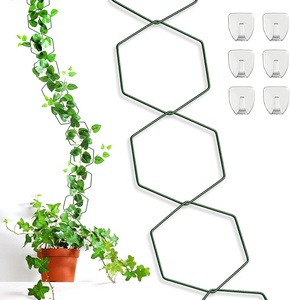 Treillis suspendu intérieur et extérieur pour <span class=keywords><strong>plantes</strong></span> <span class=keywords><strong>grimpantes</strong></span>, treillis de jardin DIY pour <span class=keywords><strong>plantes</strong></span> en pot - Product Image 1