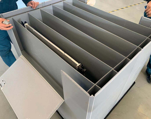 บรรจุภัณฑ์ดูแล <span class=keywords><strong>autopack</strong></span> แบบลูกฟูกกันน้ําแบบพับได้สําหรับงานหนักกล่องพลาสติก Kicker พร้อมพาเลทและฝาปิดรถยก - Product Image 5