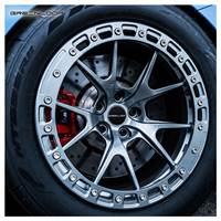Jantes en aluminium forgées GREENLOOP 17X10.5 pour voitures de course, Beadlock, pour BMW, Benz, Audi, Corvette, Supra, déport 40, PCD 5X112