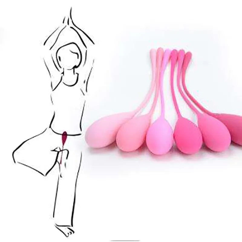 Silicone Vagina Exercises Kegel Balls Love Egg Ben Wa Ball Sex Toys for Woman Vaginal Exercise Kegel Balls