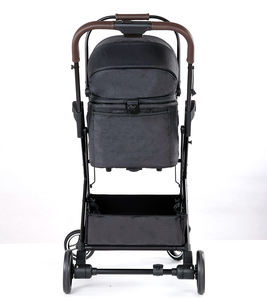 2-in-1 hafif katlanabilir evcil hayvan arabası ve kedi taşıyıcı 4-Wheel açık seyahat sepeti ayrılabilir ve tek el katlama özelliği - Product Image 4