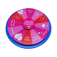 Jeu de roulette en plastique ABS personnalisable-Spinner manuel pour tirage au sort, jeux de société et activités de table