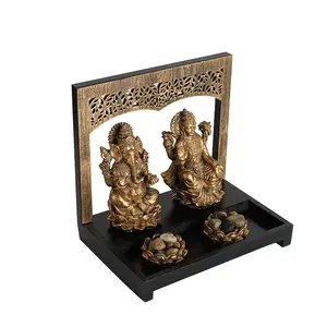 Wholesale Handicraft Ornament Hand Carved Indian Resin Ganesha Buddha Statue and Lord Shiva Statue