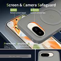 Funda para Google Pixel 10A, Gris Mate Translúcido, de Lujo, Suave al Tacto, Personalizada, Antigolpes, Magnética, Venta al Por Mayor de Fábrica