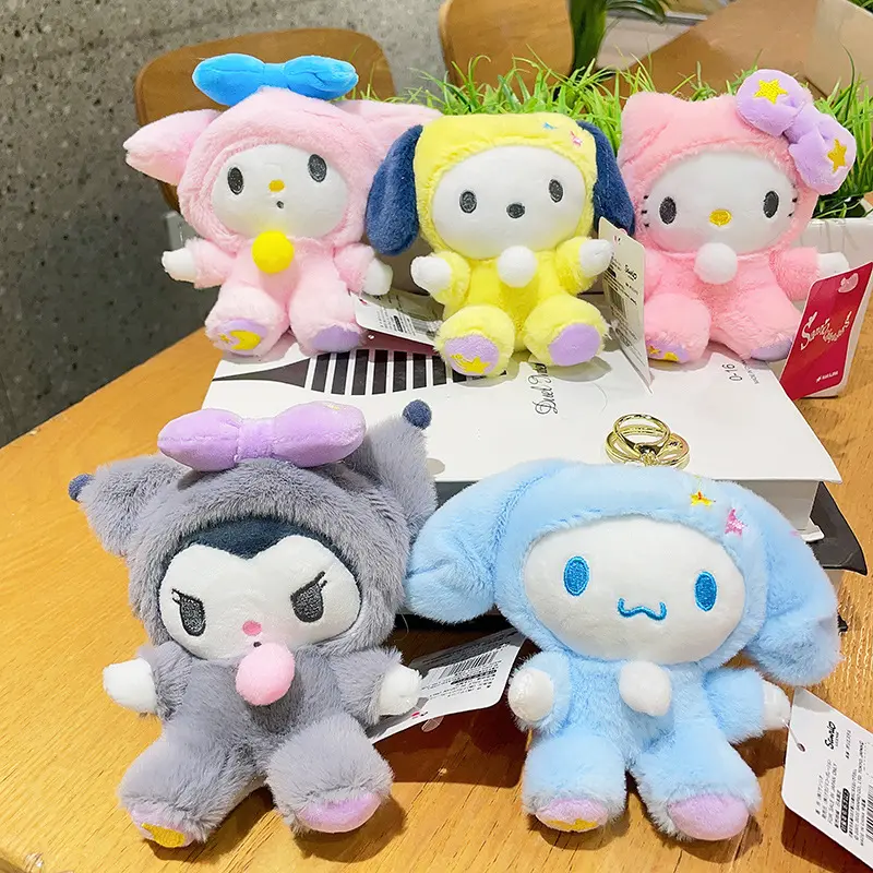 Hot New Arrival Sannrio Anniversary Gift Kuromi My Melody Stuffed Plush Toys Mini Plush Keychain Plush Cute Best Xmas Gift
