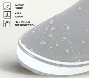 Botas de Lluvia YL-25292 para <span class=keywords><strong>Hombre</strong></span>, Ligeras, de Neopreno, Resistentes al Agua, para Pesca, Color Gris, Venta al Por Mayor - Product Image 4