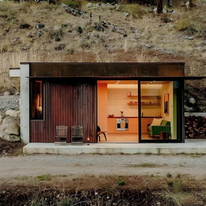 Phòng tắm hơi tuyết tùng đỏ & vòi hoa sen thủy tinh 4-6 người nhìn ra biển/núi boong Hệ thống nhiệt điện cao - Product Image 3