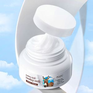 Crème Visage Coréenne Hydratante et Raffermissante au <span class=keywords><strong>Lait</strong></span> d'Ânesse ZOZU, Marque Privée OEM, Vente en Gros, Éclaircissante et Hydratante – Offre Spéciale - Product Image 1