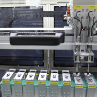 Programmeur automatique de puces IC à grande vitesse 6500 UPH |   Machine de programmation de puces à 8 stations, à quatre buses, à moteur linéaire, avec système de ruban d'entrée et de sortie