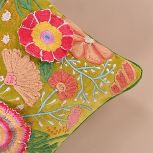 100% Cotton Cushion <b>Covers</b> Handmade Floral Print Home Decor Cushion <b>Covers</b> Hand Block Printed Cotton <b>Throw</b> Cushion <b>Cover</b> - Product Image 2