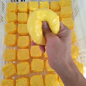 Handmade Cheese Ball Stress Toy 4.5Cm Tpr Squeezeable Fidget For Kids And Adults - Product Image 1