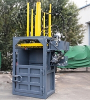 Prensa Hidráulica Vertical Automática para Reciclaje de Papel, Cartón y Plástico (220V/380V)