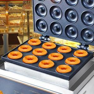 Machine à gaufres et à beignets QQ en vente chaude, 220V, contrôle de la température, fonctionnement facile, garantie 1 an pour utilisation en boulangerie - Product Image 4