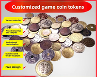 Jetons de jeu personnalisables en acier inoxydable pour machines à griffes, pièces en fer, livraison rapide, vente en gros, quantité minimale de commande
