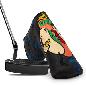 High Quality Pu Leather Golf Club Headcovers Customised Golf <b>Putter</b> Head Cover Pu Leather Embroidered Golf <b>Headcover</b> Custom - Product Image 1