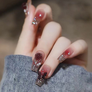 <span class=keywords><strong>Uñas</strong></span> a presión personalizadas, <span class=keywords><strong>uñas</strong></span> artificiales manchadas de lujo, <span class=keywords><strong>uñas</strong></span> postizas con pegamento rojo <span class=keywords><strong>coral</strong></span> francés para niña, 24 Uds. - Product Image 1