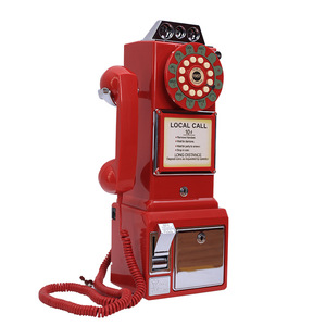 Téléphone public Vintage Audio Guest Book avec téléphones à fil uniques pour <span class=keywords><strong>enregistreur</strong></span> <span class=keywords><strong>de</strong></span> messagerie vocale - Product Image 5