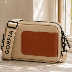 ODM&OEM Customization 2026 New Luxury Messenger Crossbody Bag for Men Leather Camera Shoulder Bag With Multiple Pockets - Product Image 6