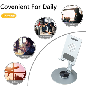 ขาตั้งโทรศัพท์มือถืออะลูมิเนียมอัลลอยแบบหมุนได้ 360 องศา รุ่นใหม่ - Product Image 2