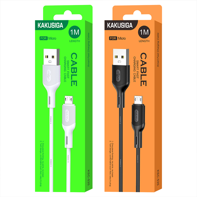 KAKU Wholesale 2.4A Micro USB Cable 1m | TPE High-Speed Smart Charging Data Cable