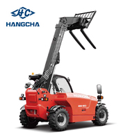 Hangcha 310V Chariot Télescopique Lithium Haute Tension 3,5 Tonnes, Hauteur de Levage Maximale 9,8m, 4x4, 4WS, Charge Rapide en 30 Min, Déplaceur Latéral Hydraulique, Pour Terrains Difficiles