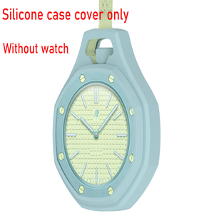 Upro Shockproof Silicone Bumper <b>Case</b> for -swatch Royal Pop AP Royal pop Style – Anti-Drop Protective Cover Skin for Pocket <b>Watch</b> - Product Image 2