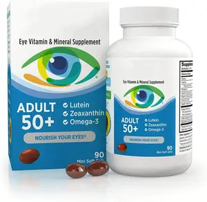 Melhora a saúde visão multivitamina zeaxanina lutein omega 3, suplemento de saúde dos olhos softgel