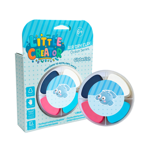 Kit de Arcilla Seca al Aire Serie Océano Little Creator - Globo de Peces para Niños de 6+ Años, No Tóxico, No Pegajoso, Manualidades de Animales Marinos, Regalo DIY - Product Image 2