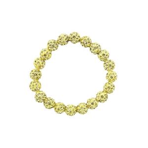 <span class=keywords><strong>Pulsera</strong></span> de Cuentas de Cristal de 10 mm con 30 Colores de Moda, Brillante, Multicolor, Redonda, para Mujeres y Niñas, Regalos, Joyería para Fiestas - Product Image 4