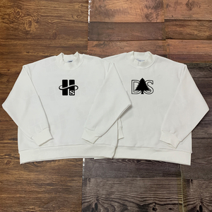 Sudadera Gris Holgada Personalizada con Bordado y Logotipo Impreso en Relieve, Sudadera de Cuello Alto de Algodón Grueso de 420 GSM - Product Image 5