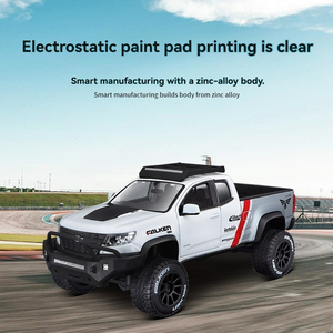 Modèle de <span class=keywords><strong>voiture</strong></span> miniature authentique sous licence <span class=keywords><strong>MaiSto</strong></span>, échelle 1:24, Colorado ZR2 2017, en métal, jouet, ornement, décoration, modèle de pick-up - Product Image 2
