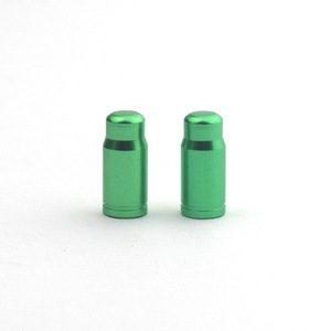 CNC Aluminum Alloy Valve <b>Stem</b> Green French Type Car Tire <b>Cap</b> Tubeless Valve - Product Image 3