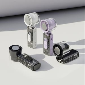 Ventilateur portable à LED transparent, rechargeable, mini, à main, haute vitesse, refroidisseur USB - Product Image 2