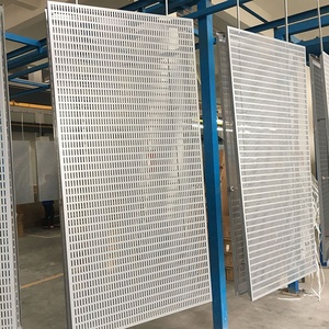Techo de Aluminio Perforado Cuadrado de 600*1200 mm para Taller Automotriz, Placas de Techo de Aluminio <span class=keywords><strong>Gris</strong></span>, Materiales Integrados para Techos Suspendidos - Product Image 4