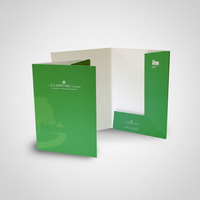 Carpeta de Presentación A4 A5 Personalizada con Entrega Rápida, de Cartón Elegante con Dos Bolsillos para Almacenamiento de Documentos y Promoción Publicitaria