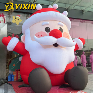 Grande Babbo Natale Gonfiabile da Esterno per Piazze, Modello Gonfiabile Natalizio per il Giorno di Natale - Product Image 2